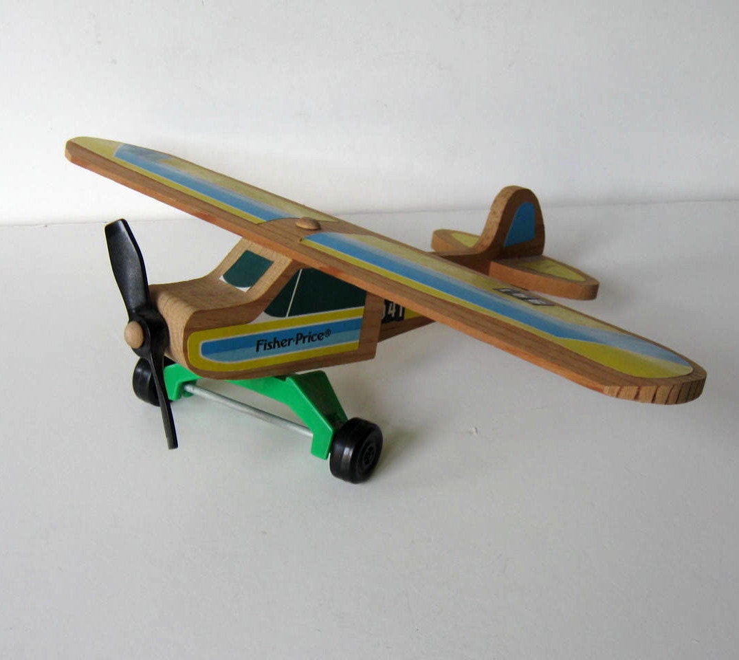 fisher price airplane vintage