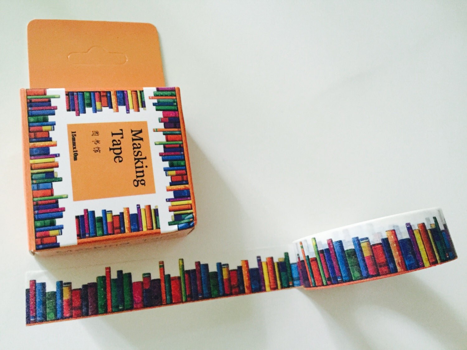 Books on a Shelf Boxed Washi Tape