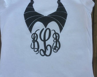 Monogram Maleficent Horns/Maleficent Shirt