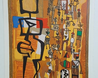 MAYEU PASSA 'Rue De Marche' Hand Signed, Limited Edition Lithograph.