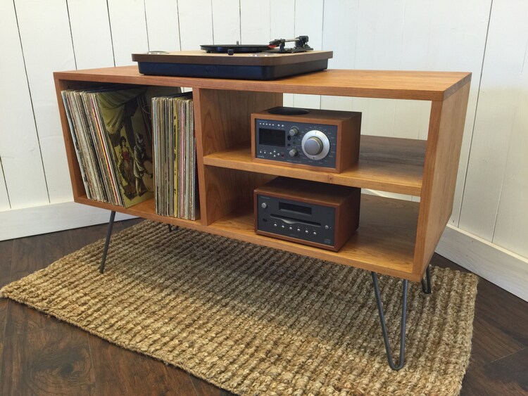 New mid century modern record player console stereo by scottcassin