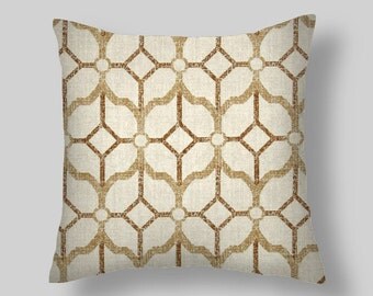 Brown Pillows, Brown Decorative Pillows, Beige Throw Pillow, PILLOW COVERS ,Decorative Throw Pillows, ,Home Decor All Sizes
