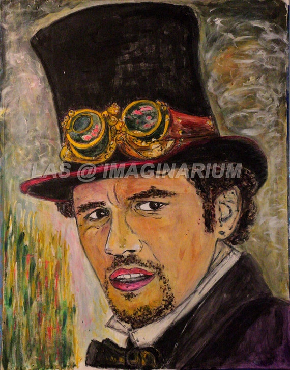 James Franco, Great And Powerful (Original Painting) by LindsayStrubbe steampunk buy now online