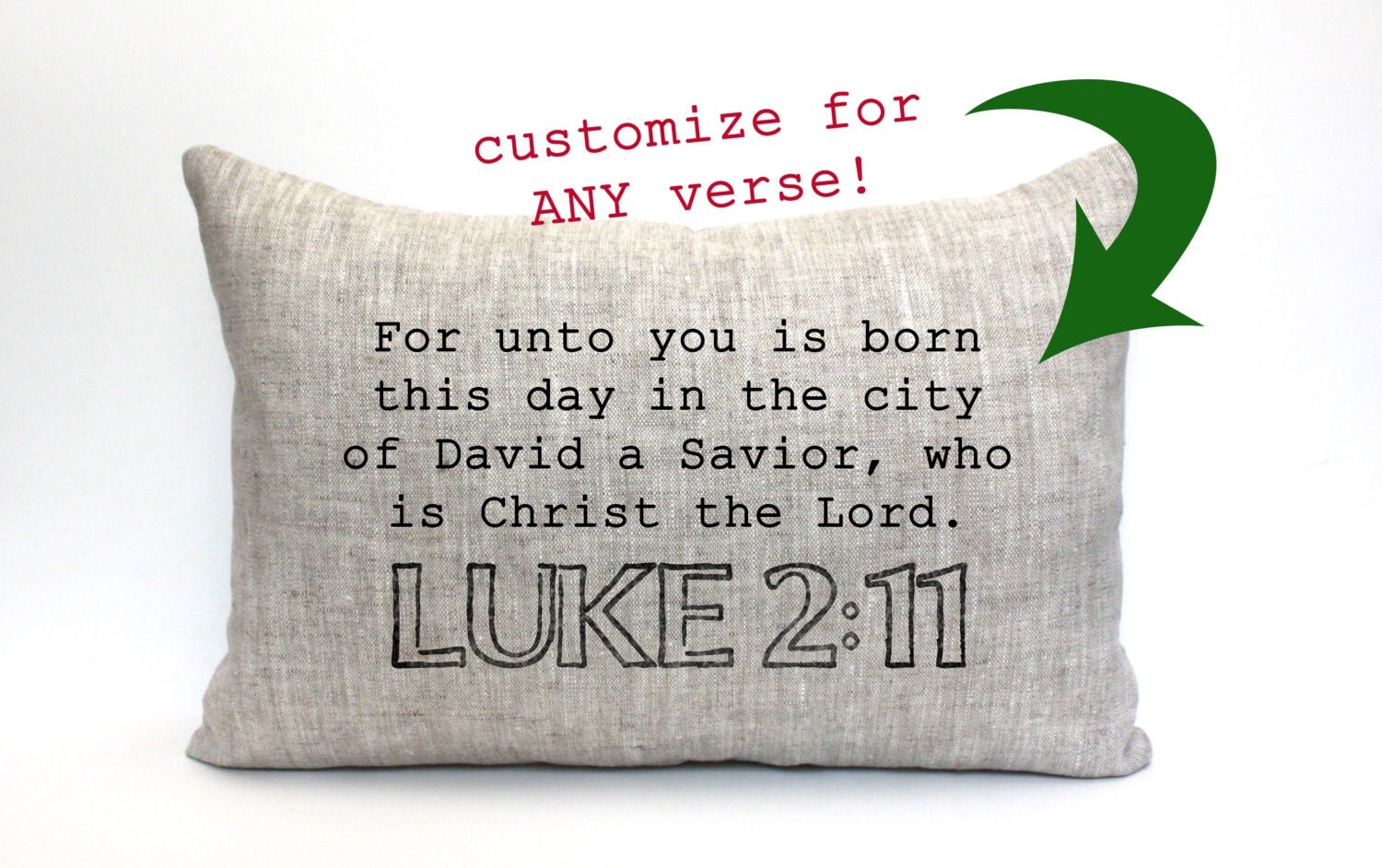 Bible verse pillow custom Bible verse personalized Bible