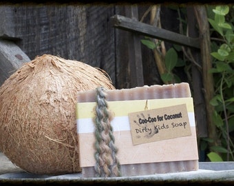 Coo Coo for Coconut Soap | Coconut Soap | Homemade Soap Favors | Vegan Soap | Cold Process Soap | Natural Soap | Best Gift for Friend