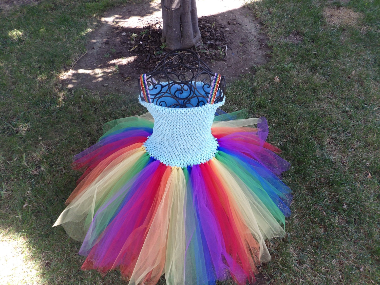 Rainbow Dash Tutu Dress Costume My Little Pony Halloween