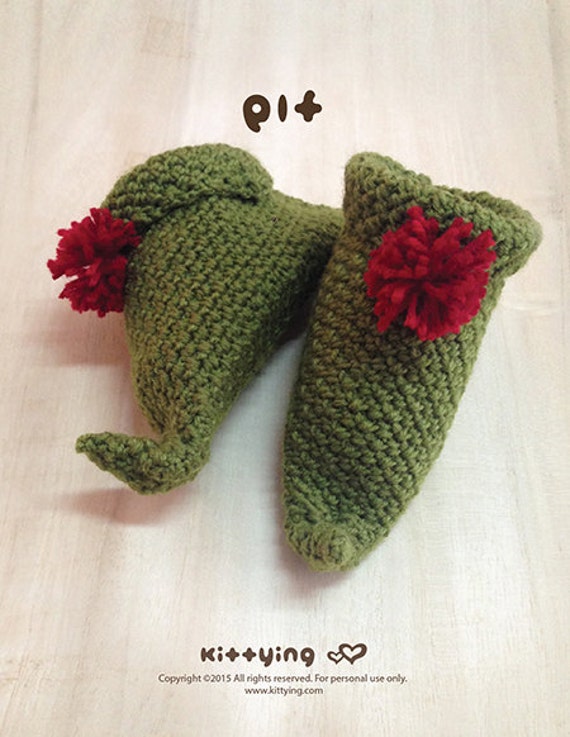 crochet booties baby pattern elf Pattern Elves Elf Booties Baby Christmas Elf Crochet Pattern Booties