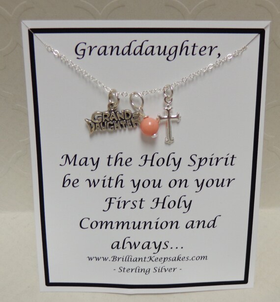 First Communion Gift for Granddaughter by BrilliantKeepsakes