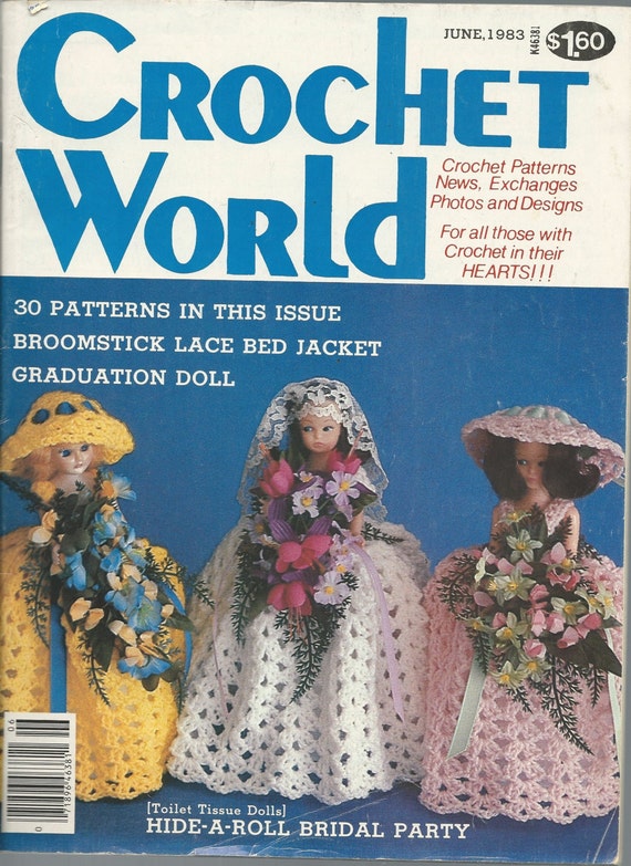 Vintage CROCHET WORLD Magazine Back Issue 1983 30 Crochet