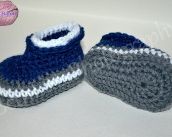 Baby Shower Gift 3-6 Baby Booties Boy, Baby Shoes Boy, Infant Boy Shoes, Baby Boy Gift, New Baby Gift, Shower Gift Boy, Unique Baby Gift Boy