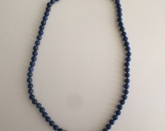 Vintage Strand Natural Lapis 14K Gold Clasp Circa 1960