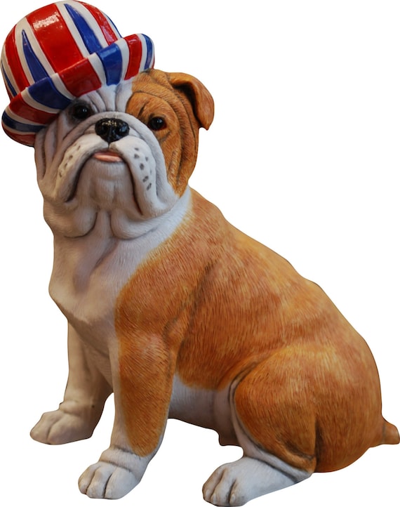 British Bulldog Wearing Union Jack Hat SPECIAL OFFER 10.00 OFF