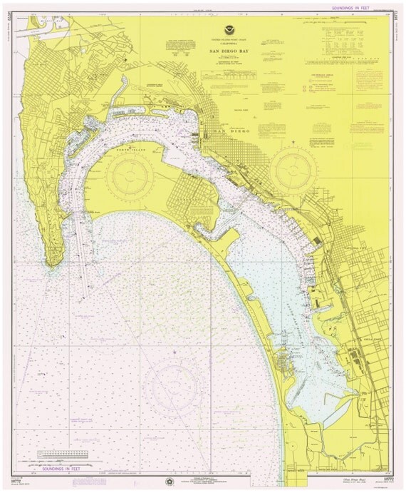 san-diego-bay-1976-nautical-map-20000-sc-reprint-5107