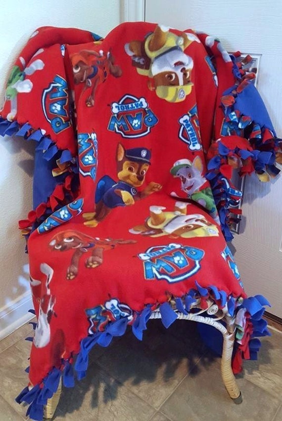 Paw Patrol Knotted Fleece Blanket Fleece Blanket Tied Fleece