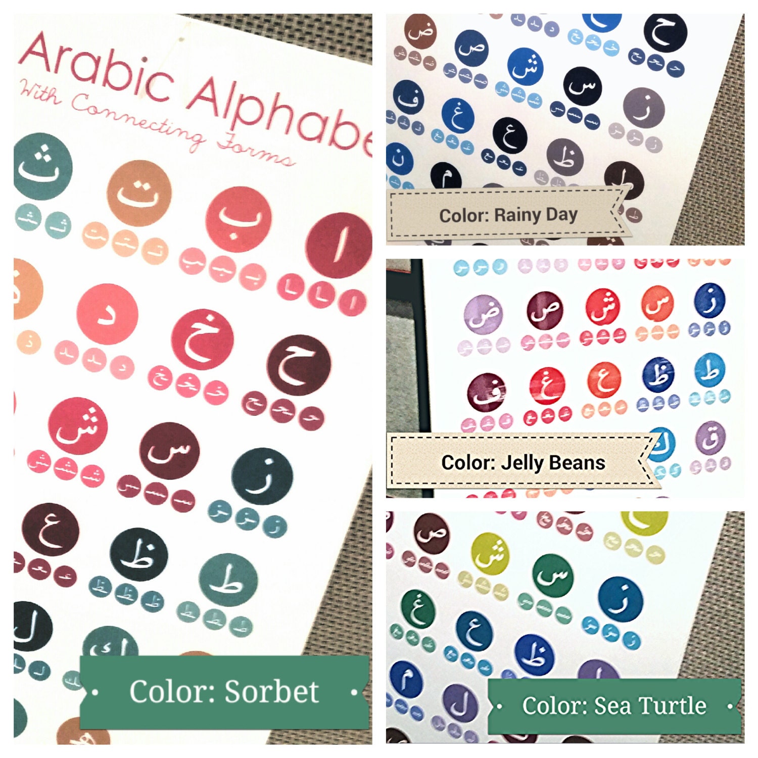 Arabic Alphabet Poster By CreativeMotivations On Etsy