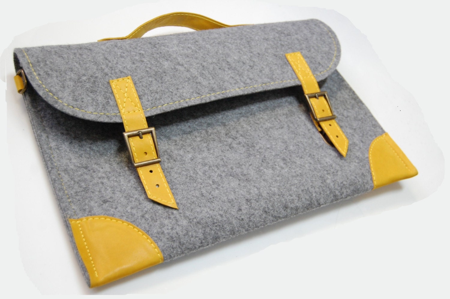 Felt Laptop bag 15 inch with pocket sleeve Macbook Pro 15