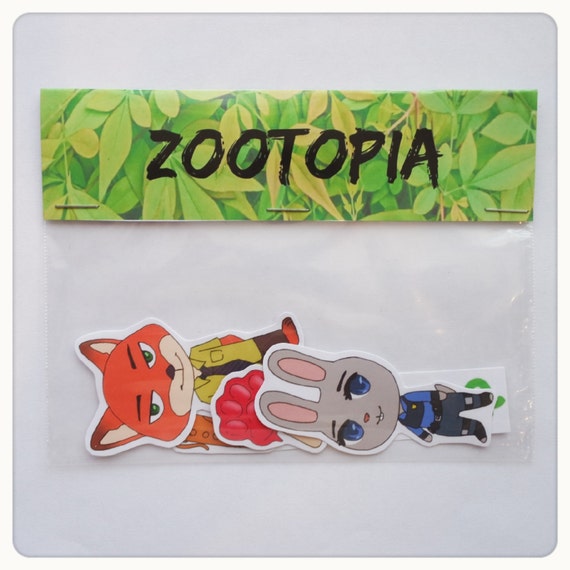 items similar to zootopia sticker pack on sale on etsy