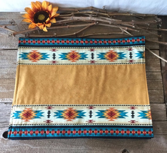 Southwestern Placemat Set Fabric Placemats Reversible