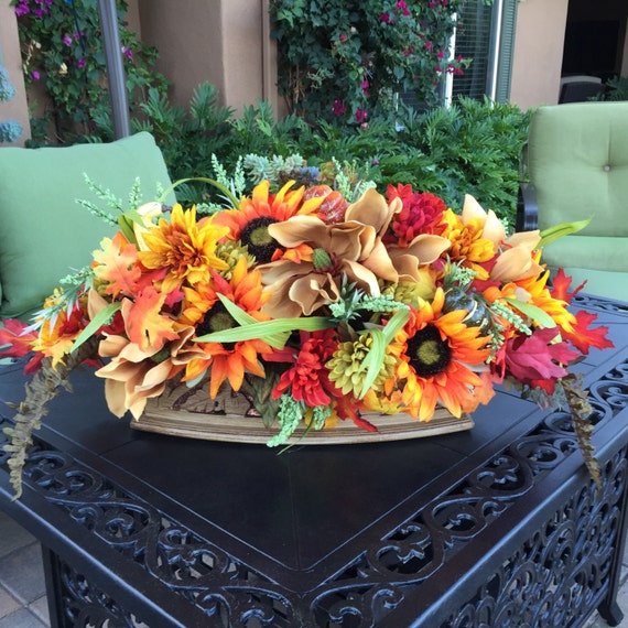 Fall Mantle Floral Arrangement Mantle Floral Arrangement