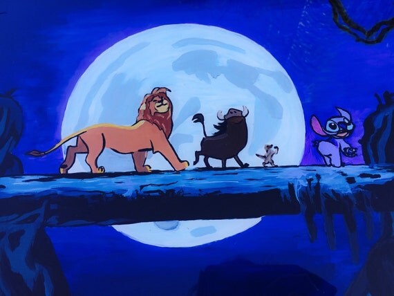 disney stitch lion king