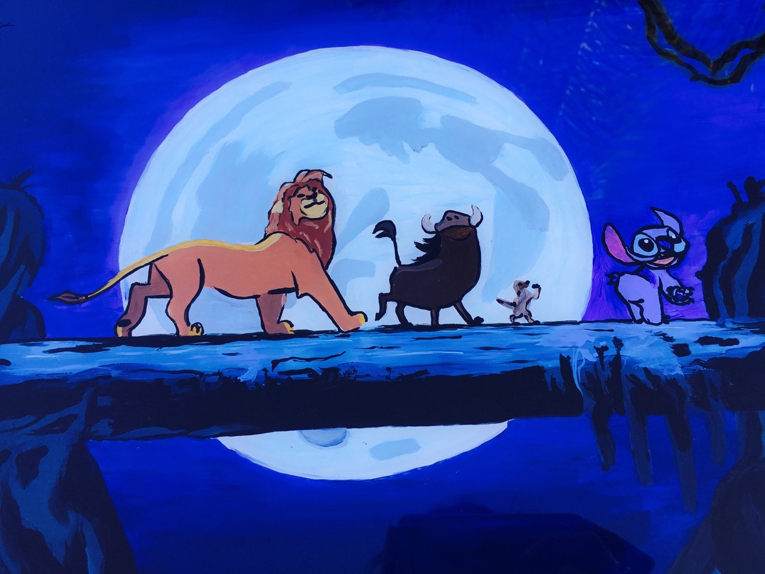 disney stitch lion king