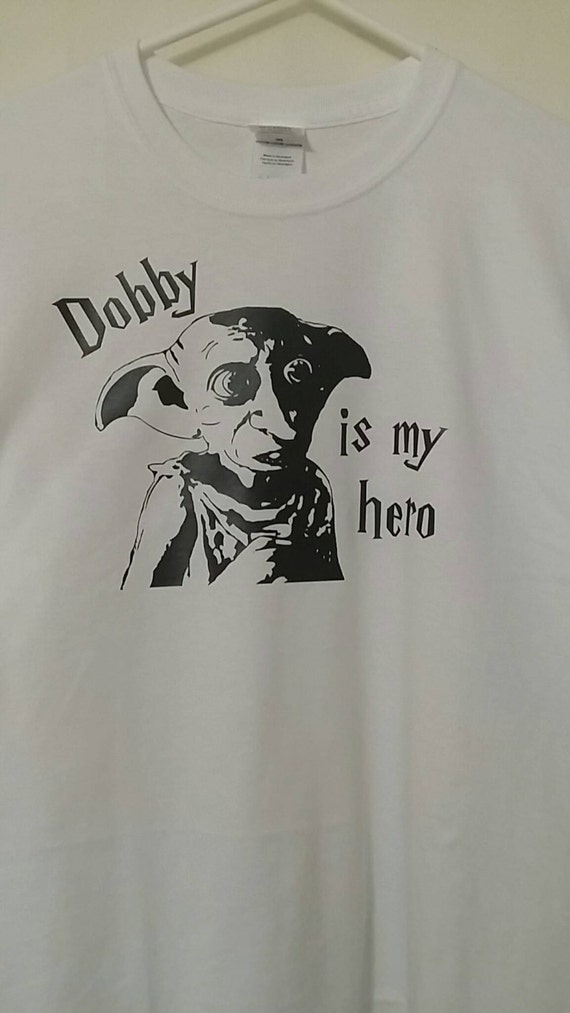 Dobby Harry Potter shirt Dobby Is my hero by ThatsSimplyAdorable