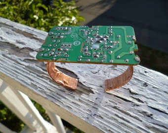 Circuitboard Copper Cuff
