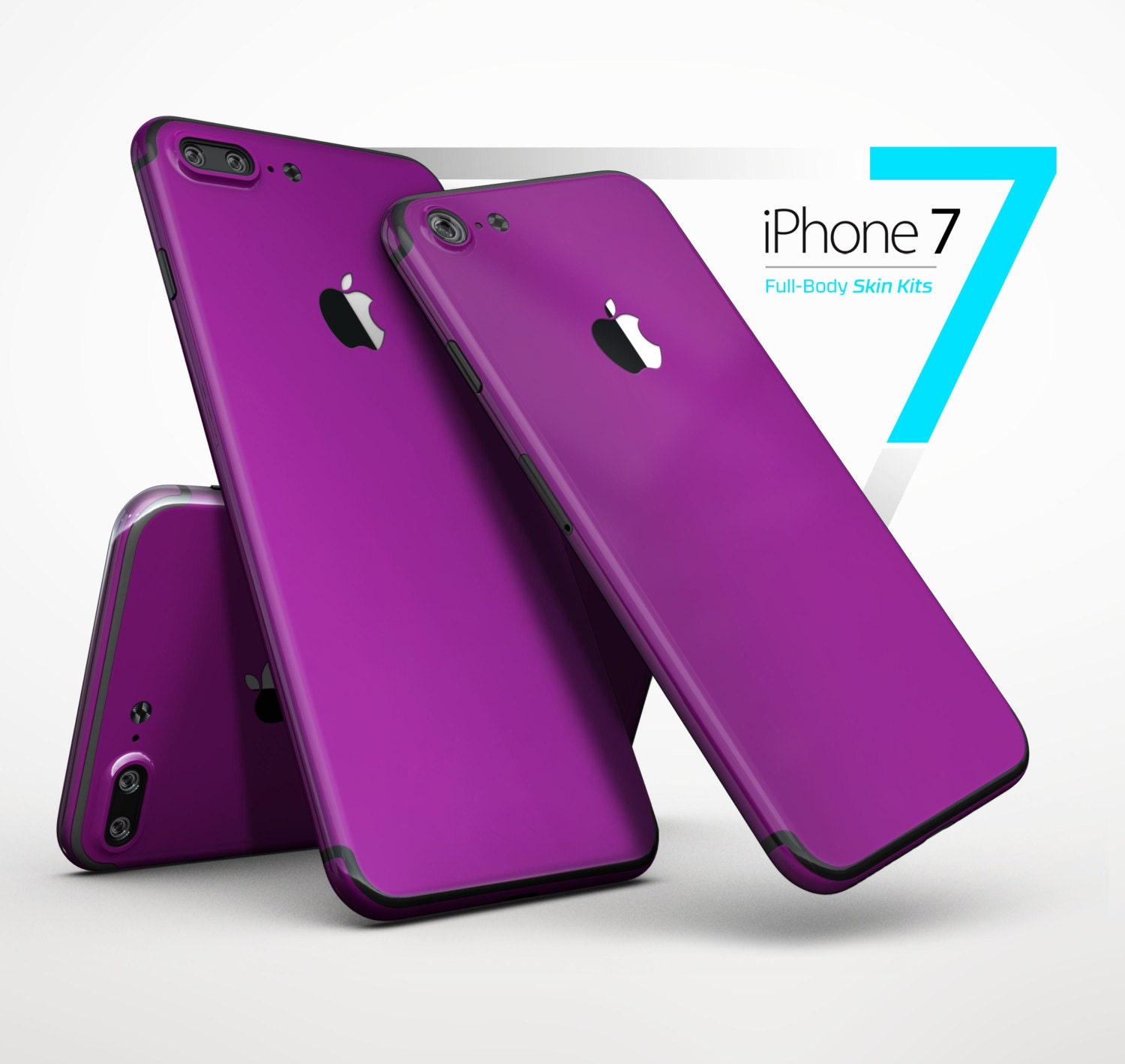 Solid Dark Purple Skin Kit for the iPhone 7 or 7 Plus 6 or