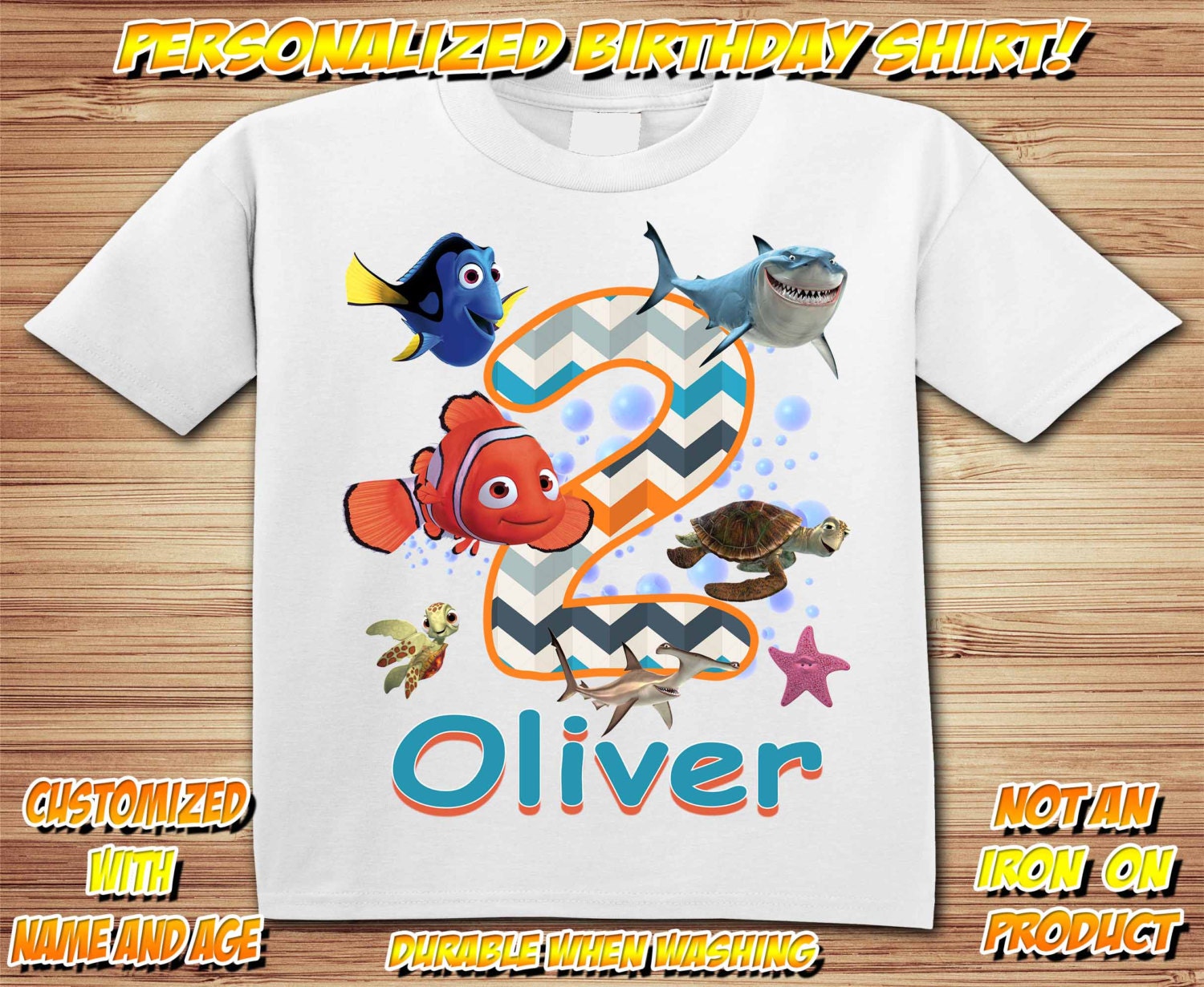 nemo birthday shirt