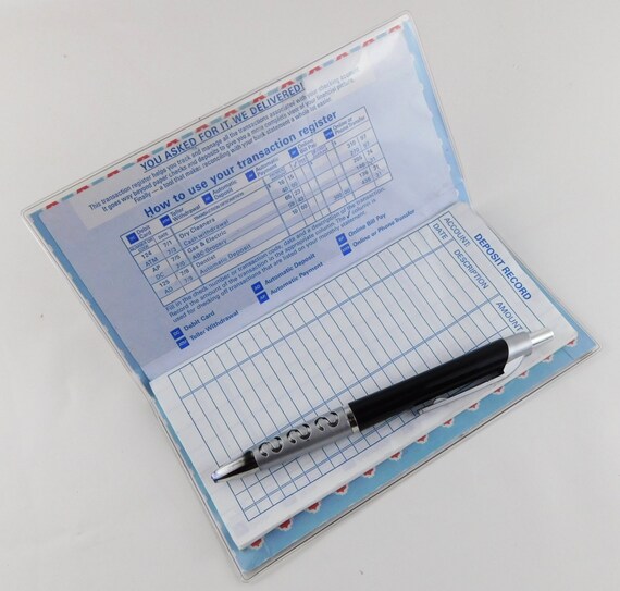 Checkbook Cover checkbook register holder bank book
