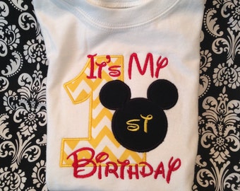 mickey mouse birthday shirts