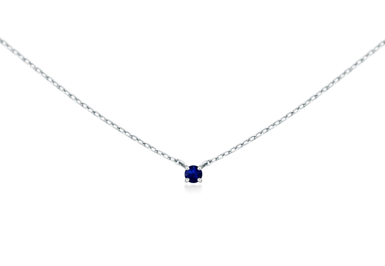 sapphire pendant necklace