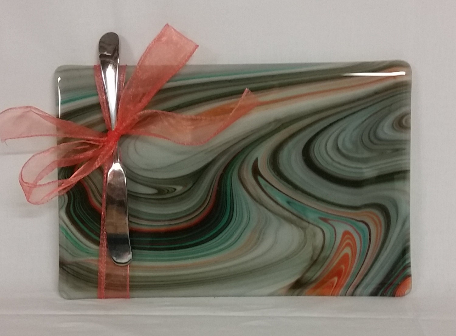 Fused Glass Cheese Board