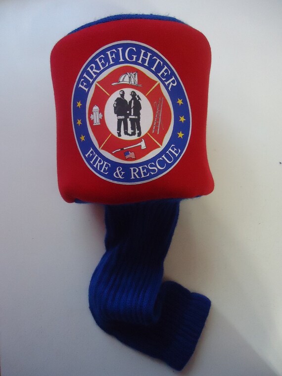 Firefighter Golf Head Cover Choice Driver 1 3 5 Fireman