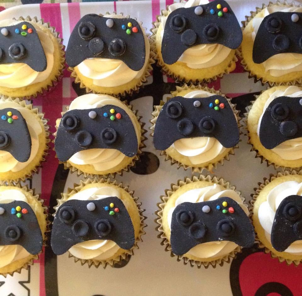 Xbox Controller Cupcake Toppers