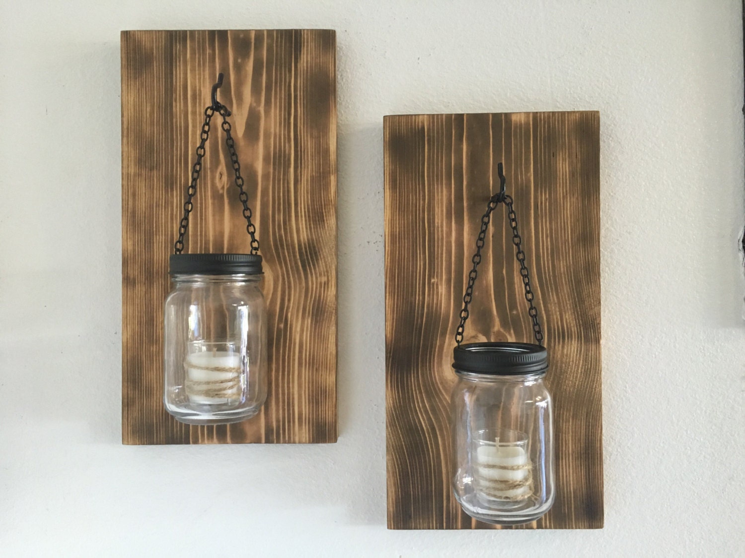 Hillbilly Mason Jar Sconces Torched Wood Sconces Wall - ðzoom hillbilly mason jar sconces torched wood sconces wall - ðzoom