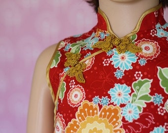 Chinese dress, A-line qipao, cheongsam for children, girl qipao.
