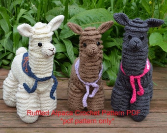 Alpaca crochet pattern - llama crochet pattern - amigurumi alpaca pattern