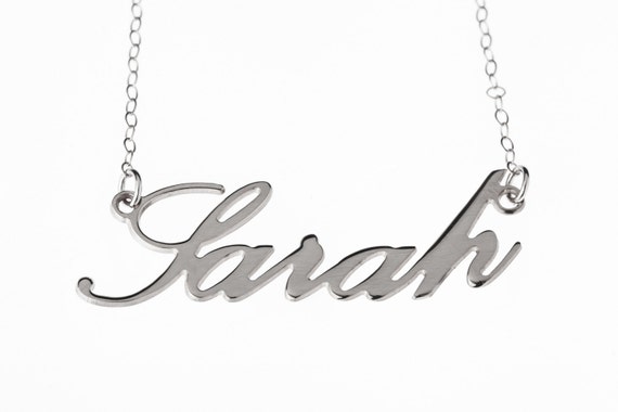 Any personalized necklace name Handmade Allison 925 Sterling