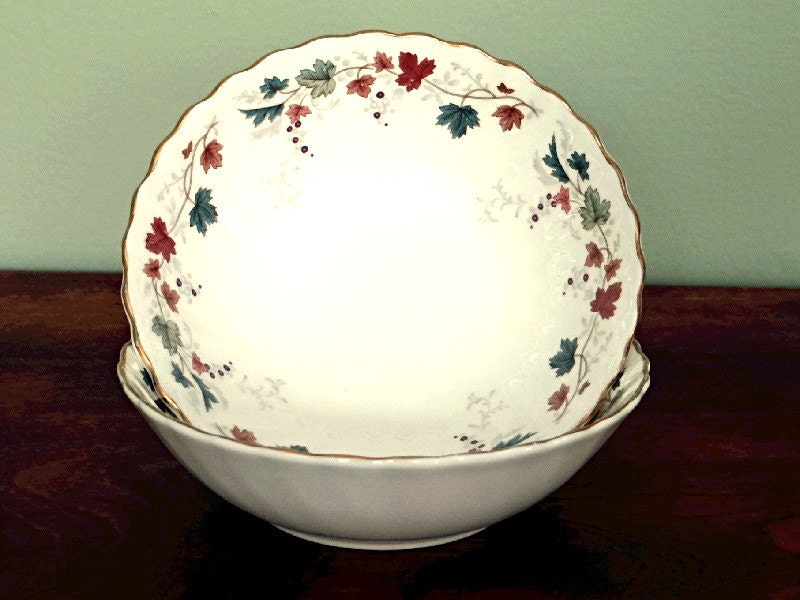 2 Canterbury China Royal Doulton Fruit Bowls