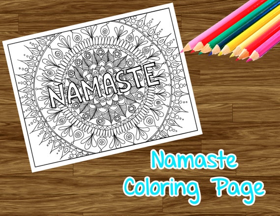 namaste coloring pages - photo #36