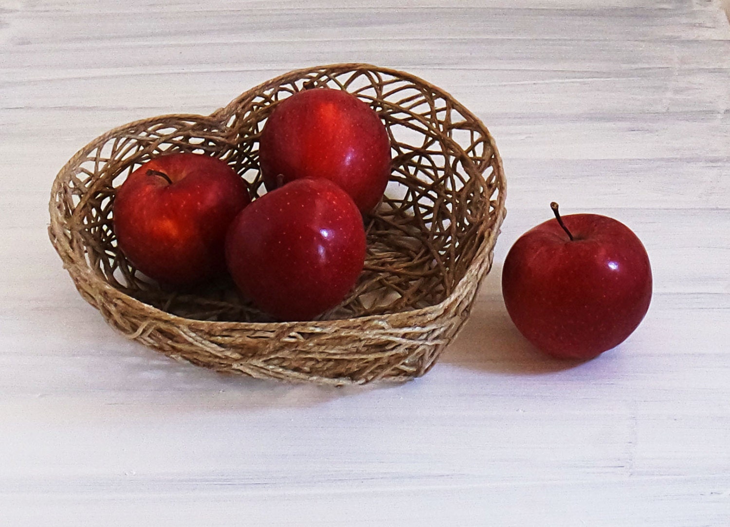 Natural Rope Rustic Fruit Bowl / Bowl Basket / Rope Fruit Bowl