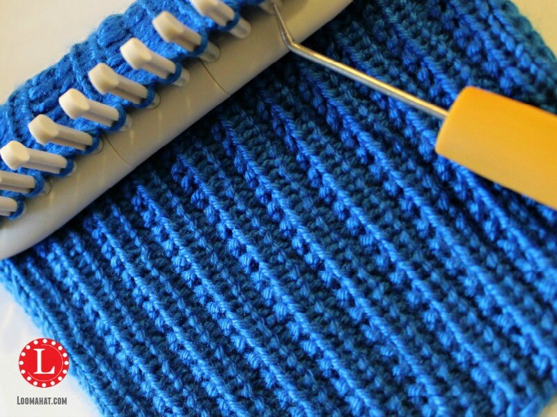 Loom Knit Stitch Pattern The Farrow Rib Stitch with Video