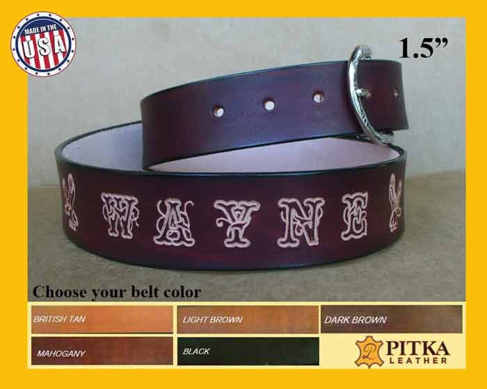 Cowboy Belts Heavy Duty Leather Belt Cowboy Belts for Men