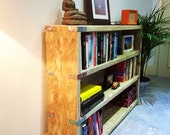 Reclaimed wood bookcase