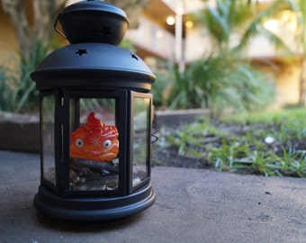 Light Up Calcifer Lantern