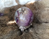 Rainbow Fluorite Sphere
