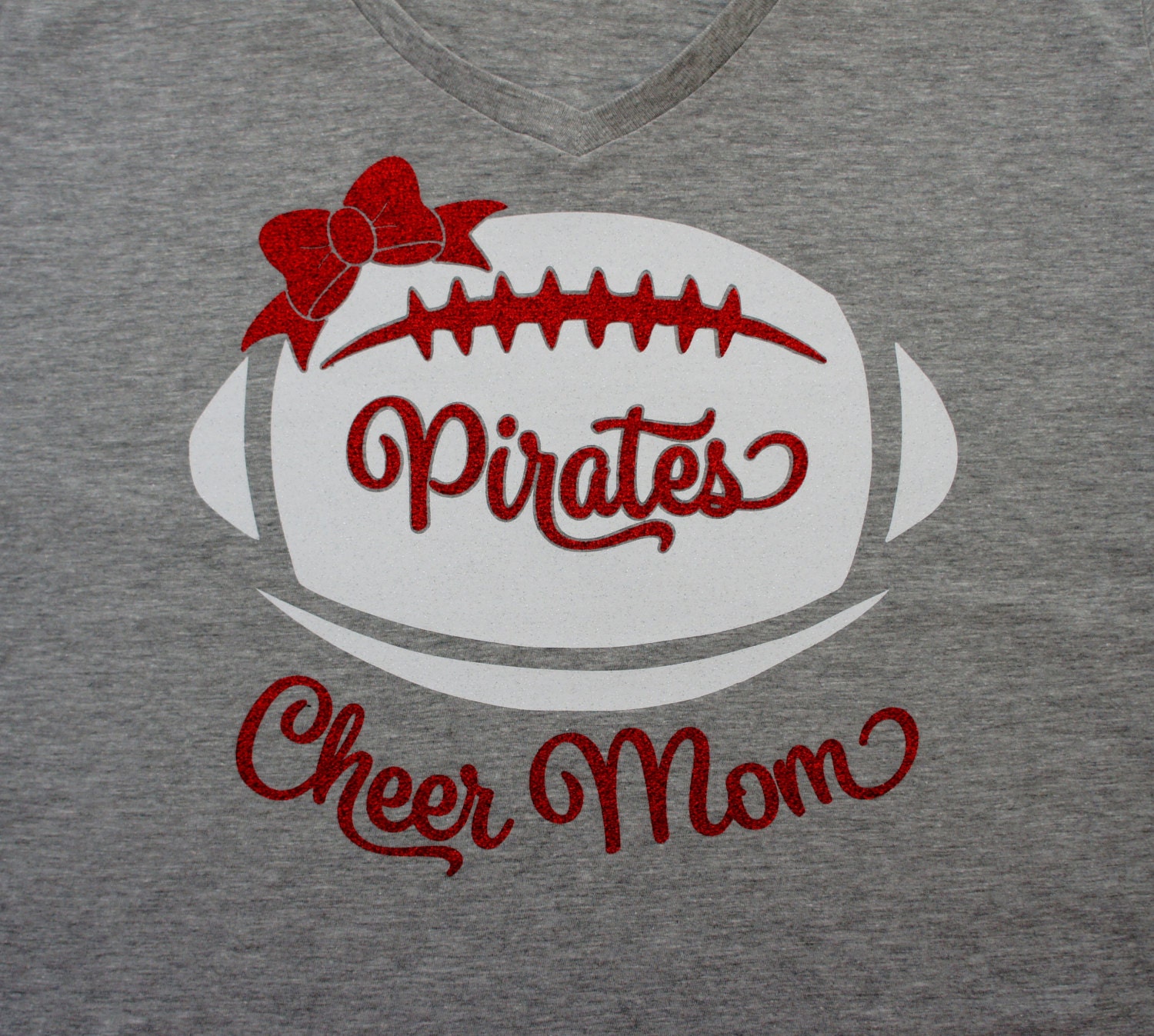 football and cheer mom shirts