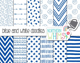 Black and White Scrapbook Paper seamless by NorthernWhimsyDesign