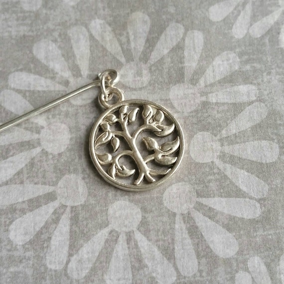 Hijab Pins silver tree Hijab Accessories Bridal Hijab